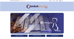 Desktop Screenshot of lombokduadua.com