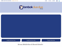 Tablet Screenshot of lombokduadua.com